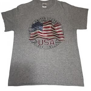 Gildan USA Flag Graphic Tee - Heavy Cotton